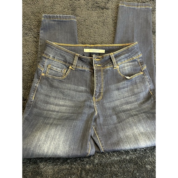 9th & Main Petite Jeans Women 6P Blue Denim Skinny Medium Wash Cotton - Picture 3 of 7